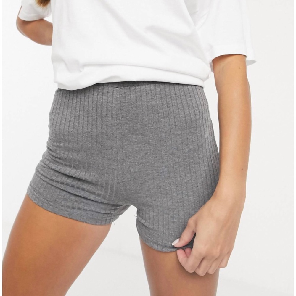 Love & Other Things Ribbed Knit Shorts